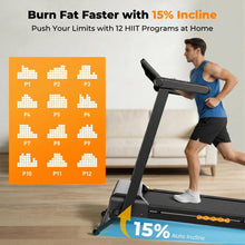 Load image into Gallery viewer, JAGJOG Treadmill for Home with 15% Auto Incline
