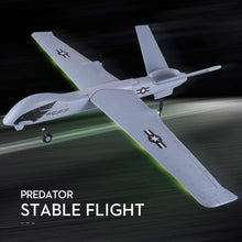 Load image into Gallery viewer, RC Plane Remote Control Airplane - 2.4Ghz 2 Channels DIY RC Predator Aircraft with 3-Axis Gyro for Beginner RC Plane
