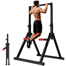Load image into Gallery viewer, DOBESTS Power Tower Pull Up Bar Free Standing - Black Style 2
