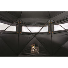 Load image into Gallery viewer, Guide Gear Educator Large Hunting Ground Blind, See-Through, 360 View, 3-4 Person Tent, Turkey, Duck, Deer Hunting Gear Equipment Accessories RT APX
