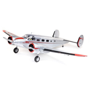 E-flite RC Airplane Beechcraft D18 1.5m BNF Basic Transmitter Battery and Charger Not Included EFL106250