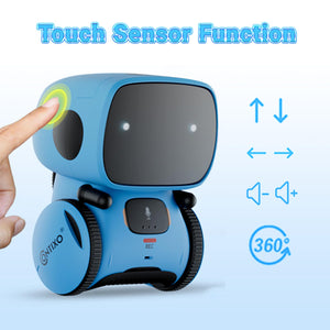 R1 Robot Toys for Kids 2 Pack Bundle - Smart Robot for Kids Voice Control Talking Dancing Learning Educational Toy- Blue, Green