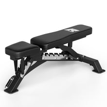 Load image into Gallery viewer, RitFit Adjustable/Foldable Utility Weight Bench for Home Gym, Weightlifting and Strength Training - Bonus Workout Poster with 35 Total Body Exercises
