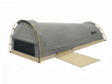 Load image into Gallery viewer, KODIAK CANVAS 1-Person Canvas Swag Tent with Sleeping Pad, Olive, One Size
