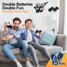 Load image into Gallery viewer, RC Plane Drone Helicopter Quadcopter, RTF 2.4GHz 6-axis Gyro Remote Control Airplane RC Jet Fighter with 3D Flip (Grey)
