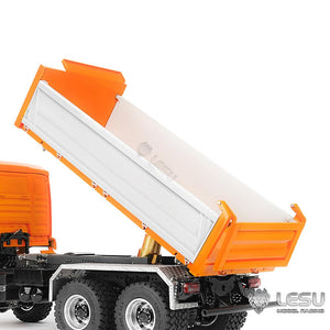 1/14 6x6 RC Hydraulic Dump Truck Metal Dumper 3-Speed Gearbox RTR Battery I6S Radio Car Light Sound System