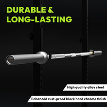 Load image into Gallery viewer, HANDBODE Squat Rack, 7ft Barbell, Weight Bench, Weight Plates Set 210 lb, Pull Up Bar- Silver
