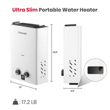 Load image into Gallery viewer, GASLAND Goshower Outdoor Portable Propane Water Heater |10L 2.64GPM|Compact
