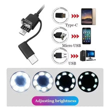 Load image into Gallery viewer, HD 3 1 IP68 8LED Portable Ice Fishing Sonar Fish Finder Depth Detection
