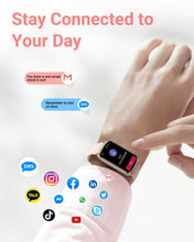 Load image into Gallery viewer, Amzhero Health Fitness Tracker with 24/7 Heart Rate, Blood Oxygen -Pinksand
