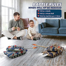 Load image into Gallery viewer, ROGALALY RC Tank Set, 1/24 Scale Army Battle Tanks with Life Indicators and Spray

