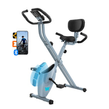 Load image into Gallery viewer, BARWING Exercise Bike Stationary Bikes for Home with APP，3 in 1 Folding Exercise Bikes App-X4-Grey
