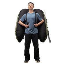 Load image into Gallery viewer, Rosyouth Inflatable Kayak Set, 1-Person Portable Outdoor Fishing Boat with Adjustable Shoulder Straps, Inflatable Fishing Boat for Lakes and Rivers, 286.6 lbs Weight Capacity, Green
