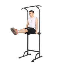 Load image into Gallery viewer, soges Power Tower Pull Up &amp; Dip Station Multi-Function Home Strength Training -Black
