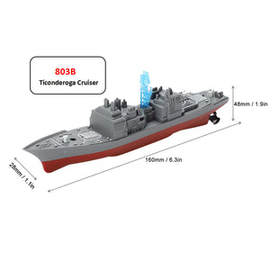 RC Warship, Fully Sealed Powerful Motor 2.4GHz Remote Control Ship for Inflatable Baths(803B)