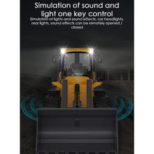Load image into Gallery viewer, Remote Control Construction Bulldozer Toy, 1/16 RC Bulldozer Toys for Kids Age 3 4 5 6 7 8, RC Construction Truck Vehicle Toys
