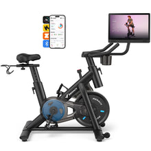 Load image into Gallery viewer, MERACH Exercise Bike, Brake Pad Stationary Bike with Exclusive App-Orange
