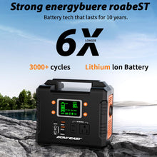 Load image into Gallery viewer, HOWEASY Portable Power Station 300W, 236Wh/64000mAh Solar Generator
