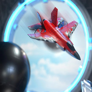 RC Plane, F-35 Jet Plane Remote Control Glider Airplanes,2 Channel 2.4GHZ | Red