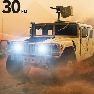 16 Channels RC Car 1/10 Scale Remote Control Crawler Truck Simulation Military Truck 4x4 Offroad Vehicle Electric