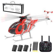Load image into Gallery viewer, rcxperts YU Xiang F119S MD500 Remote Control Helicopter, 1/16 2.4G 9CH 250-Class 6-Axis Gyro Military RC Helicopter
