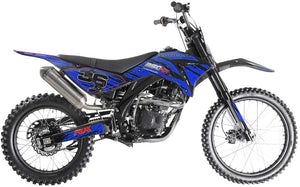 250cc Dirt-bike Adult Pit Bike Gas DB36 Dirt Bike Manual Clutch 5 Speed (Choose Your Color : Red, Blue and Black Color)