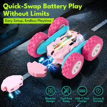Load image into Gallery viewer, Threeking New Remote Control Car RC Flip Stunt Double Sided Driving Cars Toys
