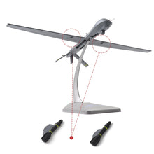 Load image into Gallery viewer, 1B Predator Drone 1/72 Metal Airplane Model Kits with Stand CAFB 432nd Wing DieCast Alloy Fighter Model Pre-Build Military Aircraft Collection
