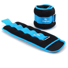 Load image into Gallery viewer, Ankle Weights for Women, Men and Kids - 4 LBS x 2 Strength Training Wrist/Leg/Arm Weight -(Sky Blue)
