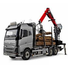Load image into Gallery viewer, 1/14 RC Metal Hydraulic Timber Crane for Log Trailer Wood Tractor Truck Car LESU Construction Vehicle
