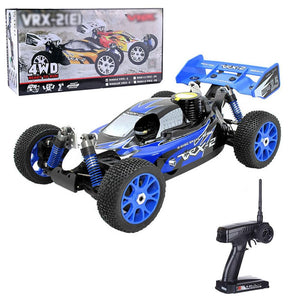 1/8 Nitro RC Car 20IN for Adult 90KM/H 4WD FC21 Nitro Engine Gas Power Remote Control Truck 125CC Fuel Tank (Black)