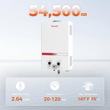 Load image into Gallery viewer, TOPWISH 10L Propane Tankless Water Heater 2.64 GPM, Outdoor Water Heater
