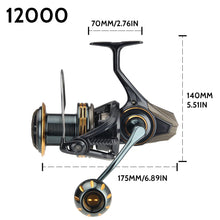 Load image into Gallery viewer, Big Game Surf Spinning Fishing Reel, 44Lbs Max Drag Saltwater Fishing Reels
