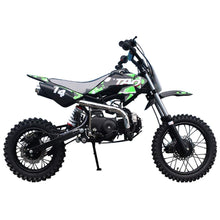 Load image into Gallery viewer, 110cc Dirt Bike Pit Kids Pitbike 110 with Gloves, Goggle and Handgrip (Black)
