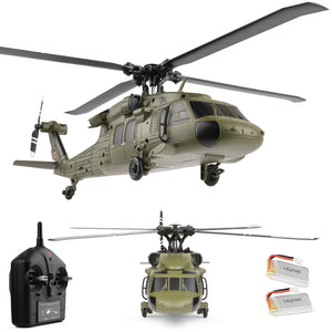 Remote Control Helicopter K170 Green brushless Motor Remote Control Helicopter Single Wing aileron Free 4CH 6-axis Gyroscope Altitude Hovering