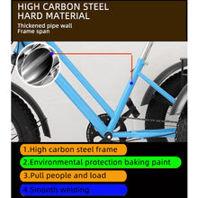Load image into Gallery viewer, Adult Tricycle, Fat Tire 20&#39;&#39; Trikes, Family Transport Off-Road Three-Wheeled Bicycles for Seniors Cruise 3 Wheel Bike Shopping Basket
