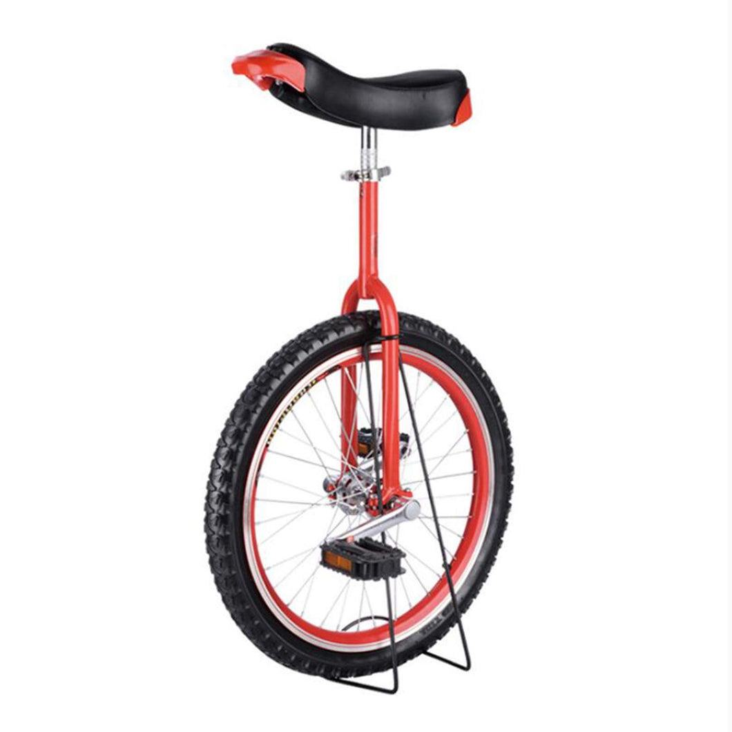 Skid Proof Mountain Wheel, One Wheel Balancing Bike for Outdoor Sports Exercise, Height Adjustable (Size : 60cm(24inch))