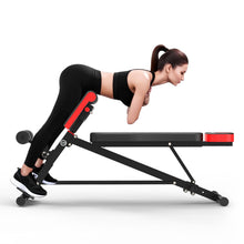 Load image into Gallery viewer, K KiNGKANG Adjustable Weight Bench,Roman Chair Load 500 LBS Workout Bench for Home Gym Workout Fitness Equipment Adjusts to Decline or Flat Bench
