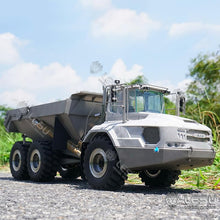 Load image into Gallery viewer, RC Metal Hydraulic Articulated Truck 1/16 6 * 6 for AT60H Pump ESC Valve Cylinder Unpainted Unassembled Construction Vehicle

