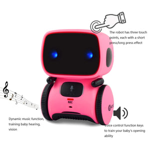 R1 Robot Toys for Kids 2 Pack Bundle - Smart Robot for Kids Voice Control Talking Dancing Learning Educational Toy- Blue, Pink