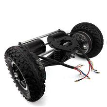 Load image into Gallery viewer, 4WD Electric Mountain Skateboard Conversion Kit 4 Wheels Drive Off-Road Skateboard with LCD Display Remote
