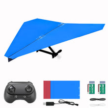 Load image into Gallery viewer, Remote Control Airplane Kit with Colored Papers, Super Easy Fly Toy for Kids DIY STEM KIT
