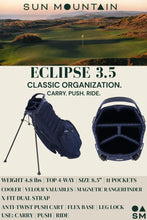 Load image into Gallery viewer, Sun Mountain Men's Eclipse 3.5 Stand Golf Bag, 2025 Model, Black Nickel White
