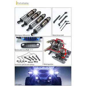 1:8 Remote Control Car for Kids Adults, High Speed Monster Trucks 4x4 Off-Road Hobby Fast RC Car,2.4GHz 4WD All Terrain Electric