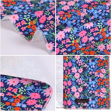 Load image into Gallery viewer, ARING PET Floral Dog Bandanas, Blue Pink Orange Flowers Pet Bandana Scarf Triangle Bibs for Puppy Small Medium Large Boy Girl Dogs Cats-S
