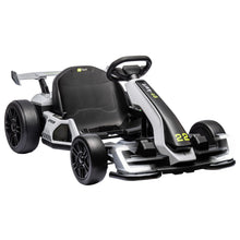 Load image into Gallery viewer, 24V Electric Go Kart,300W Powerful Drift Kart for Kids, Electric Pedal Kart, with 300W Strong Motor-White
