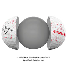 Load image into Gallery viewer, Callaway Golf Supersoft Golf Balls (2023, Red Splatter)

