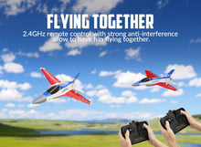 Load image into Gallery viewer, 2.4Ghz 2CH Remote Control Airplane Jet Fighter Ready to Fly with Cool Lights, for Beginners
