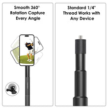 Load image into Gallery viewer, Golf Tripod &amp; Monopod, Magnetic Golf Film Stick 52" Adjustable | Golf Swing Training Aid, Compatible with Mag-Safe iPhone Android Phones, Record Golf Swing with Magnetic Holder
