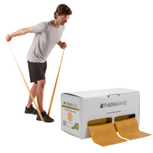 Load image into Gallery viewer, THERABAND Resistance Band, Gold, Max, 50-Yard Roll, Elastic Band for Strength Training, Stretching, Yoga, Pilates, Physical Therapy, Portable &amp; Cut-to-Length, Color-Coded Levels
